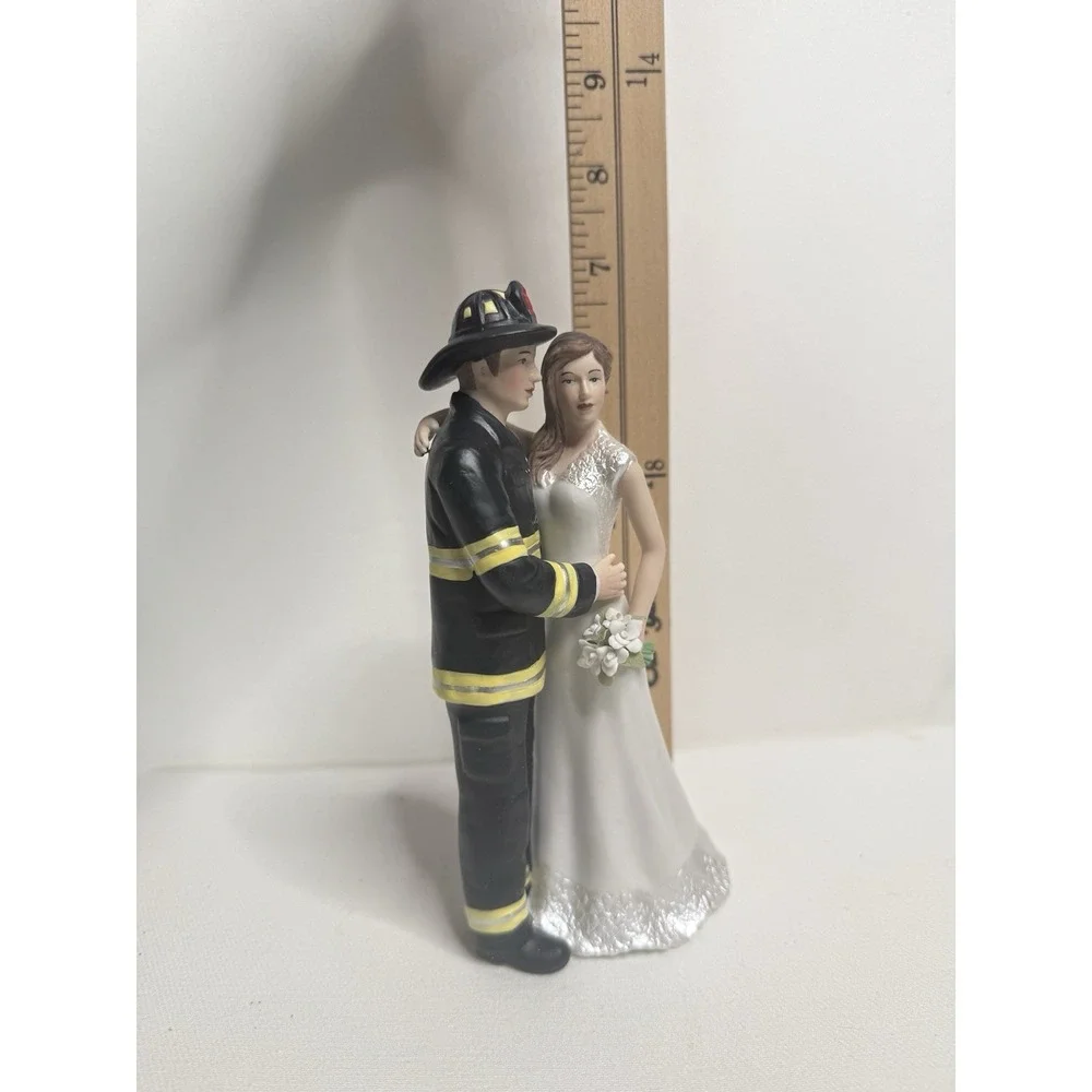 Firefighter Fireman Wedding Cake Topper by Magical Day NEW!